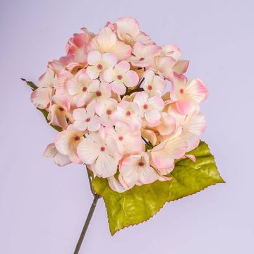 Hortensia en soie MONA, rose, 70cm, Ø16cm