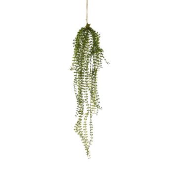 Plante artificielle Suspension de ficus pumila LIVIAN, vert, 90cm