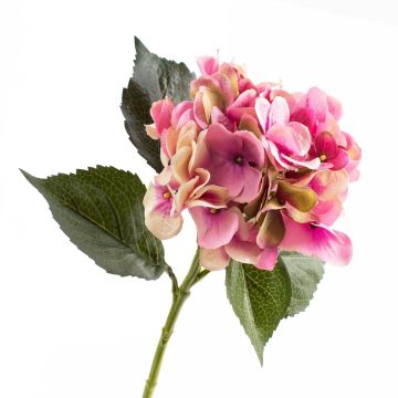 Hortensia artificiel GABRIELLA, rose, 50cm, Ø18cm