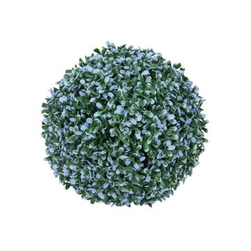 Boule de buis artificiel FRITZ, bleu-vert, Ø22cm