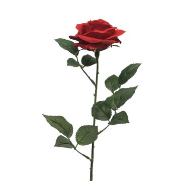 Rose artificielle KAILIN, rouge, 65cm