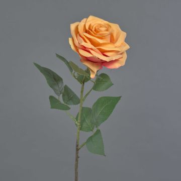 Rose artificielle KAILIN, orange, 65cm