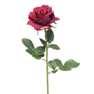 Fleur artificielle Rose XINNAN, rouge, 65cm