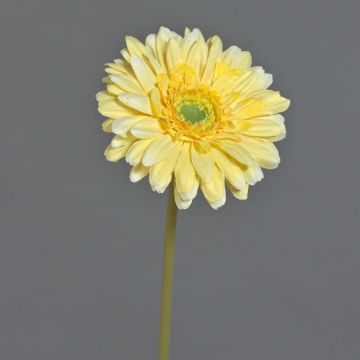 Fleur artificielle Gerbera QIUDONG, jaune, 50cm