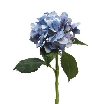 Fleur artificielle hortensia FUXIANG, bleu, 50cm