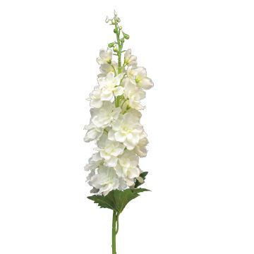 Fleur artificielle delphinium JINGMUO, blanc, 90cm