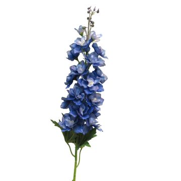 Fleur artificielle delphinium JINGMUO, bleu foncé, 90cm