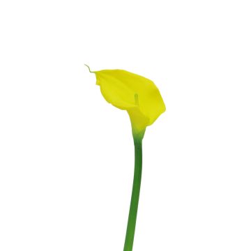 Fleur artificielle Zantedeschia ZHILONG, jaune, 55cm