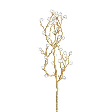 Branche décorative de Gypsophile YUHAN, crème, 70cm