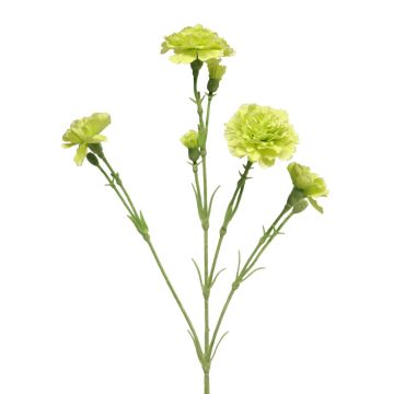 Fleur artificielle œillet AHONG, vert clair, 60cm