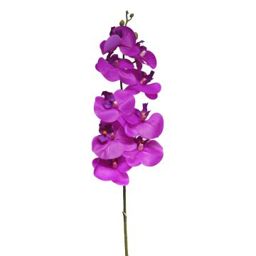 Orchidée Phalaenopsis artificielle sur tige SONGYA, fuchsia, 105cm