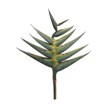 Fleur artificielle d'Heliconia LINLI, vert foncé, 120cm