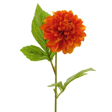 Fleur artificielle dahlia WANRU, orange, 50cm