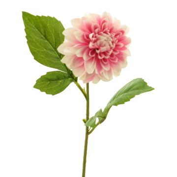 Fleur artificielle dahlia WANRU, rose-fuchsia, 50cm
