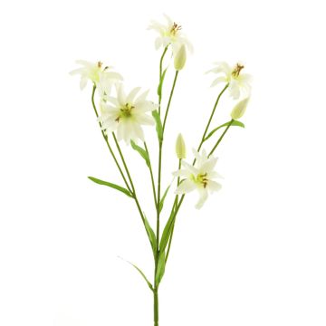 Fleur artificielle de lis martagon WENHAO, crème, 95cm