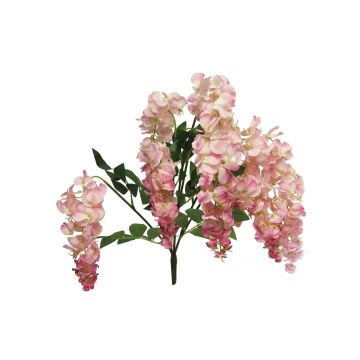 Branche décorative de glycine JIALAN, rose, 75cm
