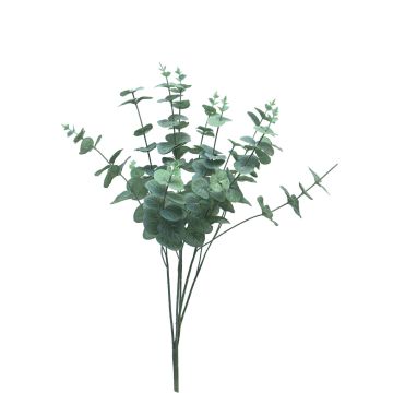 Plante artificielle Eucalyptus FENYU, piquet, vert-blanc, 60cm