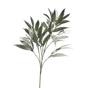 Branche décorative de manguier WANLIN, vert-gris, 100cm