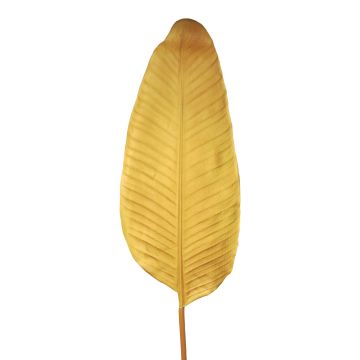 Feuille de bananier artificielle MEISHUO, jaune-brun, 110cm