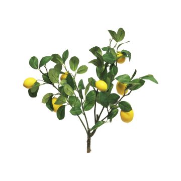 Branche décorative de citronnier XIALIN avec fruits, jaune, 60cm