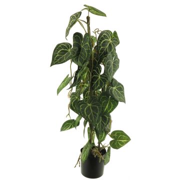 Plante artificielle pothos tacheté SHUSU, vert, 80cm