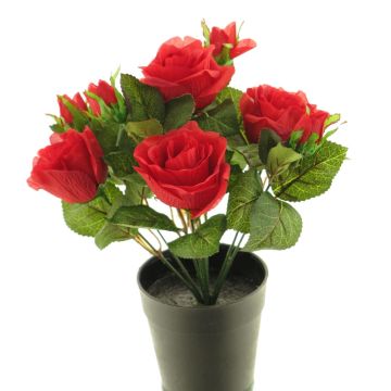 Fleur artificielle Rose ZHIXIAO, rouge, 25cm