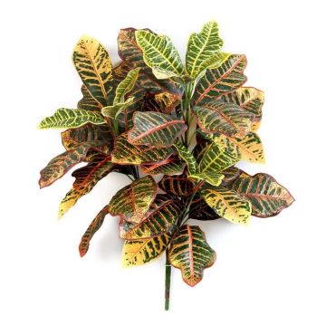 Croton artificiel ANNUKKA sur piquet, coloré, 75cm