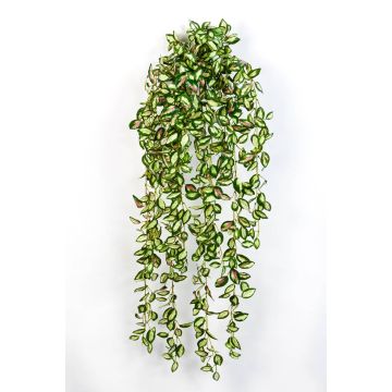 Tradescantia Zebrina synthétique KATYINA, piquet, vert-rouge, 95cm