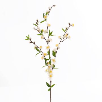 Branche de cerisier en fleurs en tissu KATHRIN, blanc, 65cm