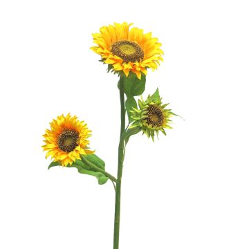 Fausse fleur de Tournesol HELINYU, jaune, 85cm