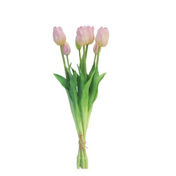 Bouquet de tulipes artificielles LONA, rose, 45cm, Ø15cm