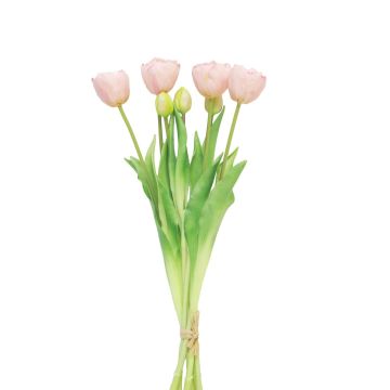 Bouquet de tulipes artificielles LIANNA, rose, 45cm, Ø15cm