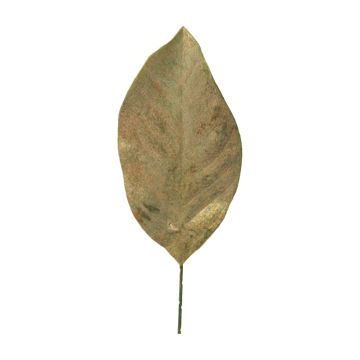 Feuille de magnolia artificielle SHIJUN, 12 pièces, or, 30cm
