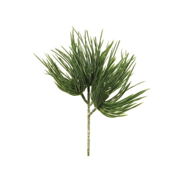 Branche décorative de pin TANNAN, enneigée, 25cm