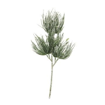 Branche décorative de pin TANNAN, enneigée, 35cm