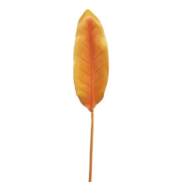 Feuille décorative Strelitzia YISHAO, orange-rose, 90cm