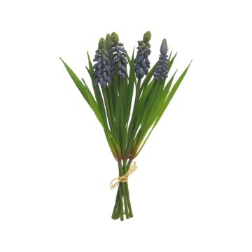 Bouquet artificiel de muscari LANSHAN, bleu, 25cm