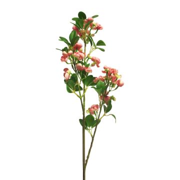Branche de lilas artificiel FEIYAN, rouge-crème, 65cm