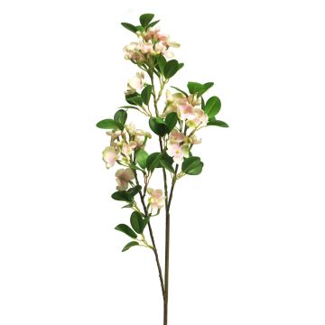 Branche de lilas artificiel FEIYAN, rose-crème, 65cm