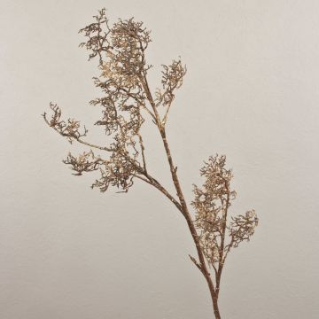 Branche artificielle de Carmona retusa JARVAN, paillettes, cuivre, 110cm Branche artificielle de Carmona retusa JARVAN, paillettes, cuivre, 110cm