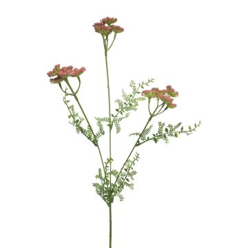 Fleur artificielle achillée YISUAN, fuchsia, 50cm