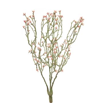 Fleur de Calotropis décorative MANYAN sur piquet, rose, 45cm