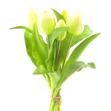 Bouquet de tulipes artificielles LONA, blanc, 30cm