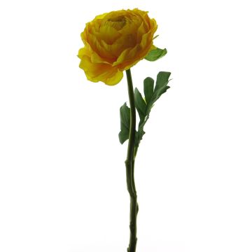 Fleur artificielle renoncule WENNA, jaune, 30cm