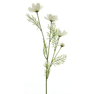 Fleur artificielle cosmos ZHINIAN, blanc, 60cm