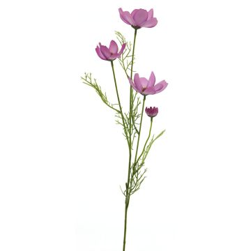 Fleur artificielle cosmos ZHINIAN, rose, 60cm