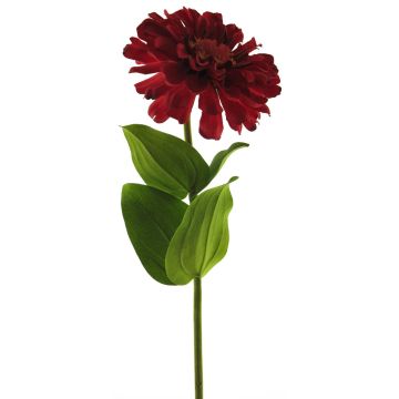 Fleur artificielle zinnia MIANMO, rouge, 60cm