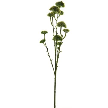 Fleur artificielle achillée SHUOGUO, jaune-vert, 65cm
