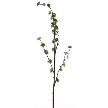 Branche artificielle Hamamélis DEYONG avec fleurs, crème-vert, 90cm