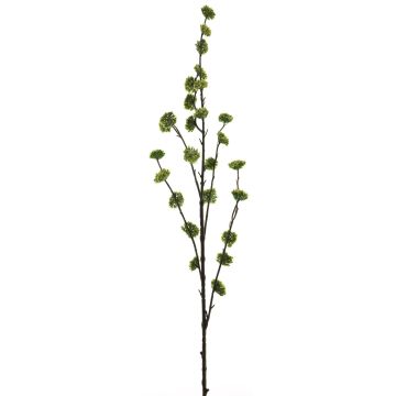 Branche artificielle Hamamélis DEYONG avec fleurs, jaune-vert, 90cm